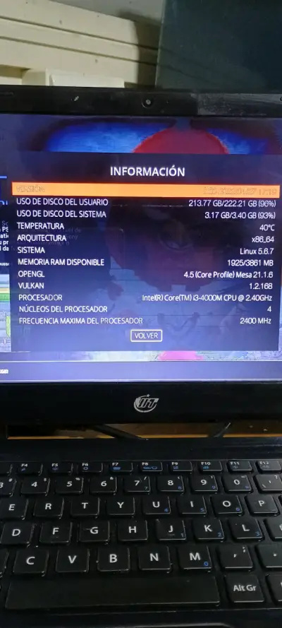 Notebook Arcade con Sistema Batocera y 2 Mandos - miniatura 4