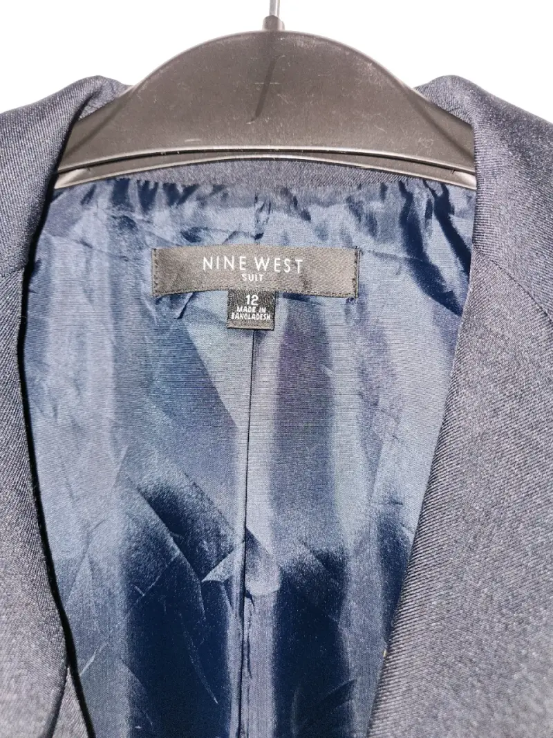 Blazer formal azul marino Nine West talla 12 - 3