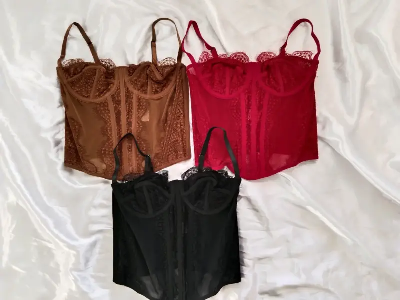 Corsets de encaje talla S - 2