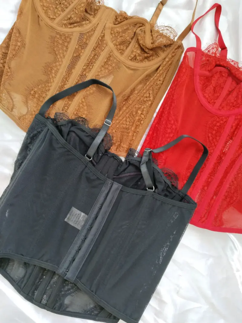 Corsets de encaje talla S - 3