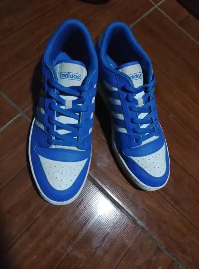 Zapatillas deportivas azules Adidas para hombre - miniatura 4