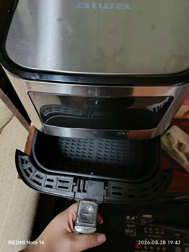 Freidora de aire Aiwa de acero inoxidable - 3