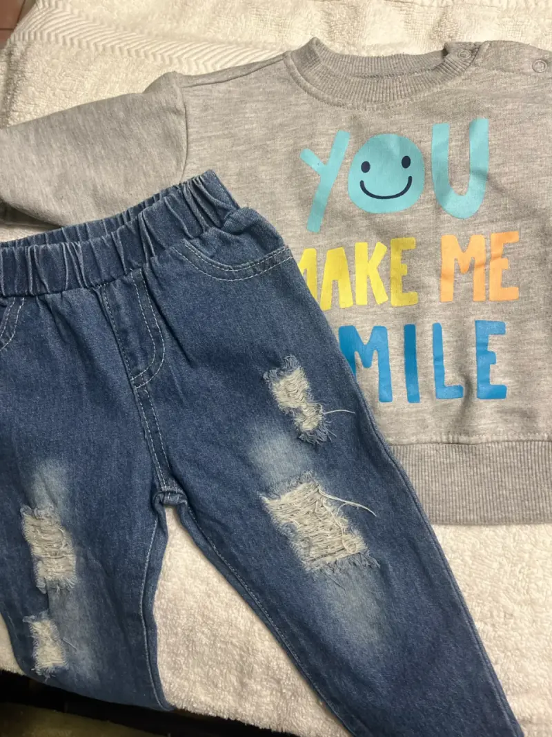 Conjunto de ropa para bebé con diseño de oso - 6