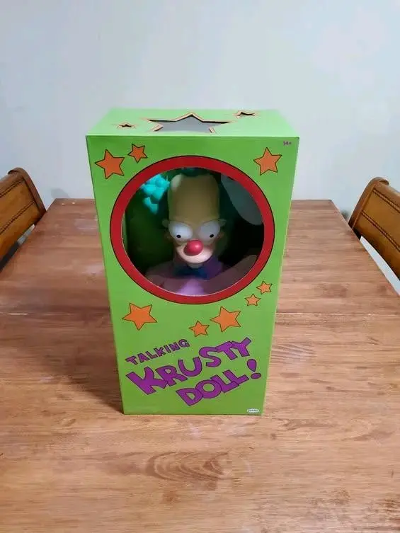 Muñeco parlante Krusty en caja original 45 cm - 1