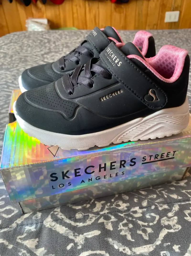 Zapatillas Skechers Street negras para mujer - 2