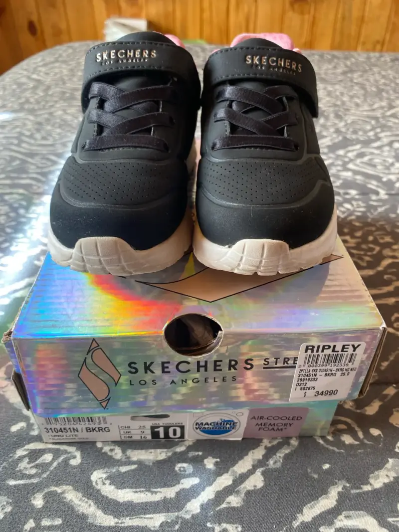 Zapatillas Skechers Street negras para mujer - 4