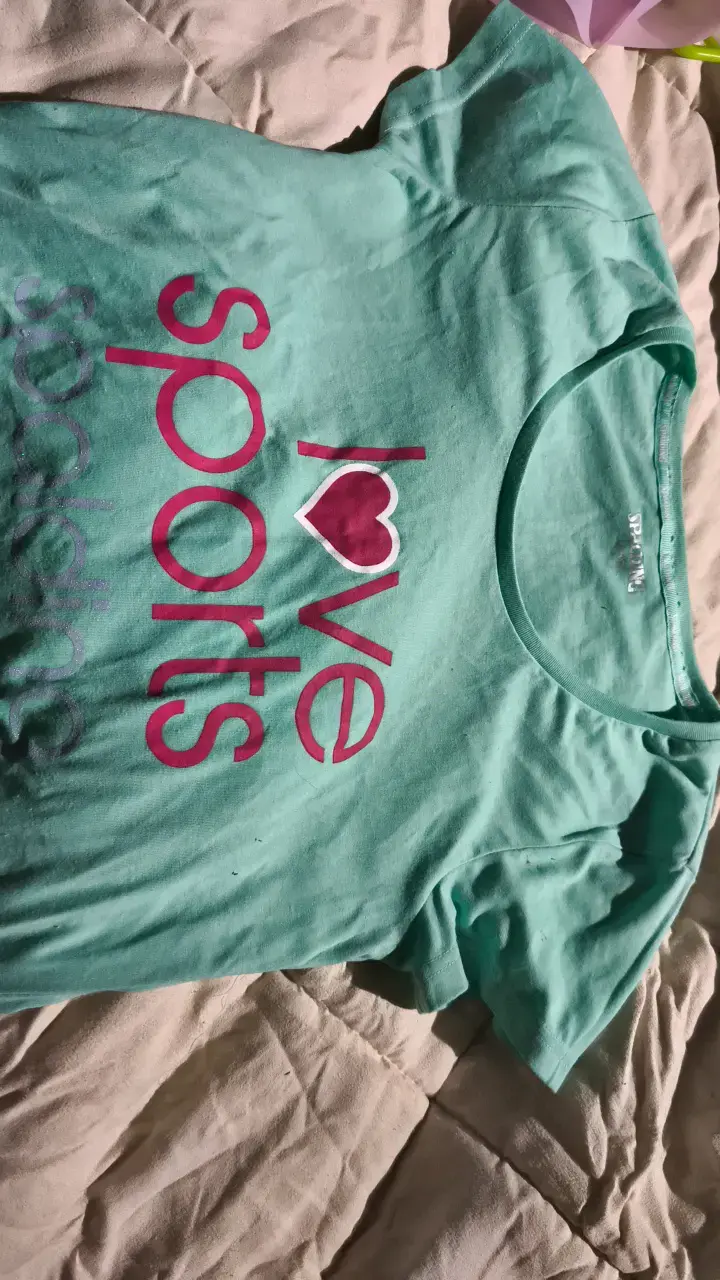 Polera deportiva verde Spalding 'I Love Sports' - 3