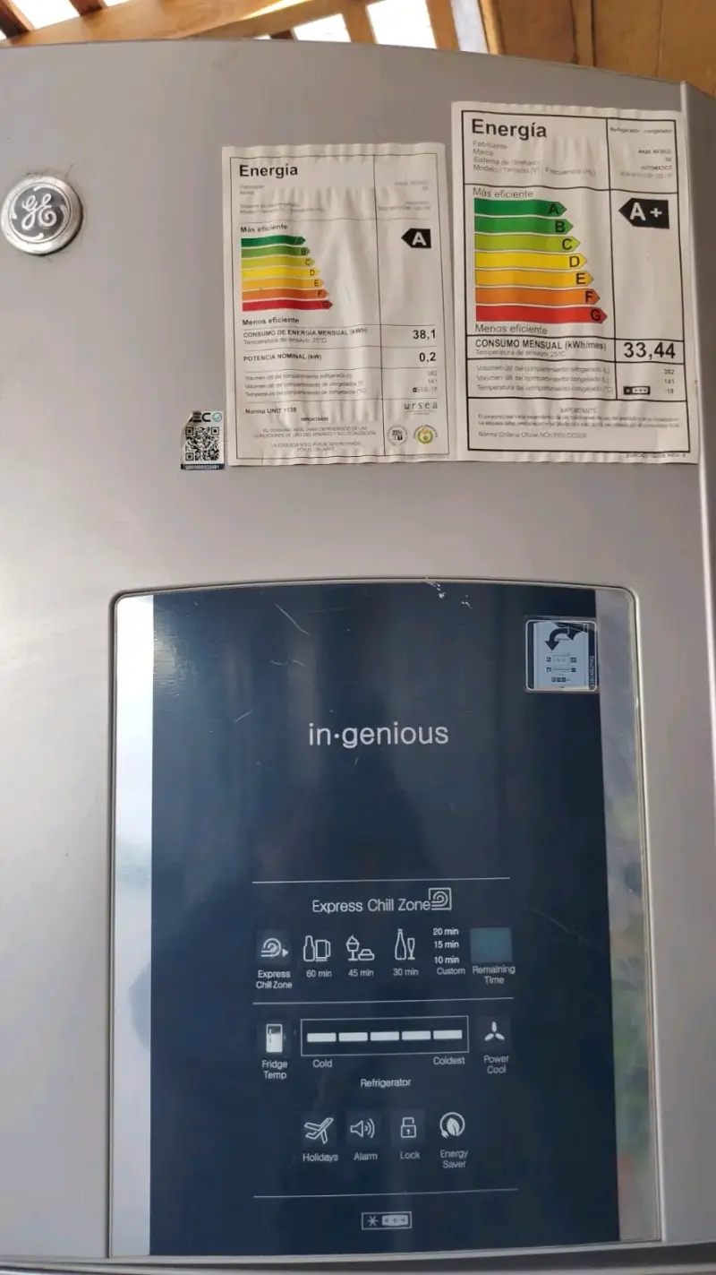 Refrigerador GE In-genious con Zona Express Chill - 4