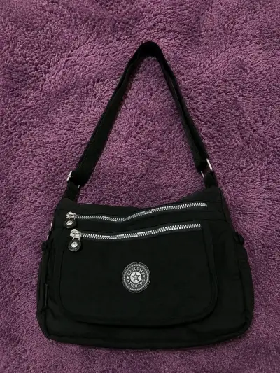 Bolso bandolera negro OR LOOSEN - miniatura 1