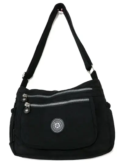 Bolso bandolera negro OR LOOSEN - miniatura 2