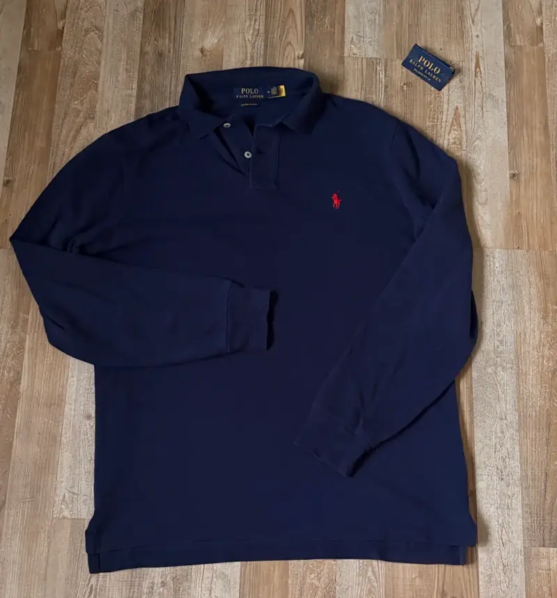 Polo Ralph Lauren Custom Slim Fit Mesh Polo Manga - 2