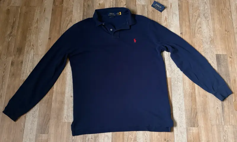 Polo Ralph Lauren Custom Slim Fit Mesh Polo Manga - 3