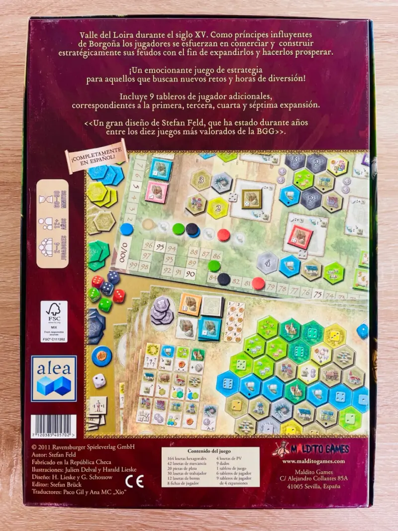 Juego de mesa Los Castillos de Borgoña con expansiones - 2