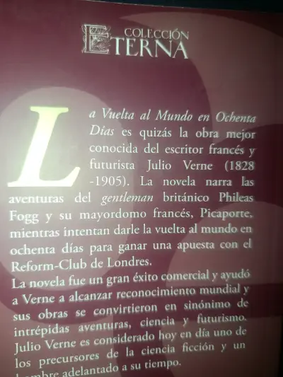 Libro La Vuelta al Mundo en 80 Días de Julio Verne - miniatura 2