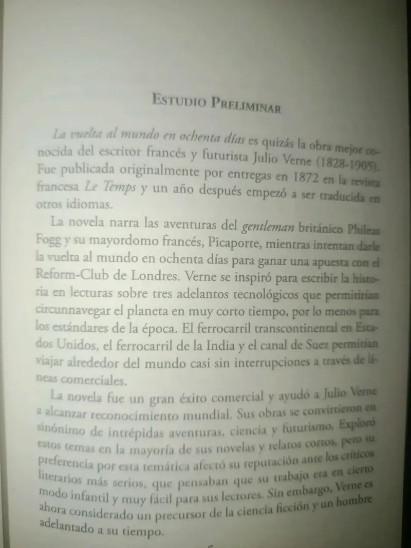 Libro La Vuelta al Mundo en 80 Días de Julio Verne - 4