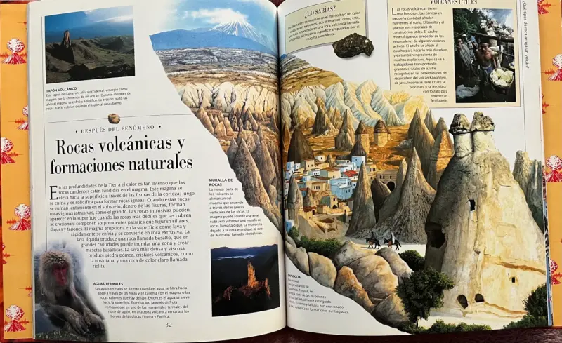 Libro Volcanes y Terremotos Descubrimientos - 2