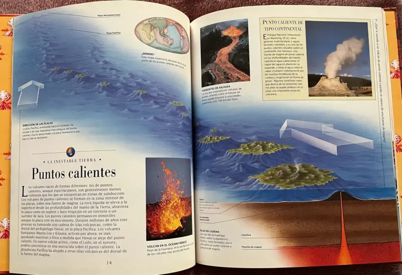 Libro Volcanes y Terremotos Descubrimientos - 4