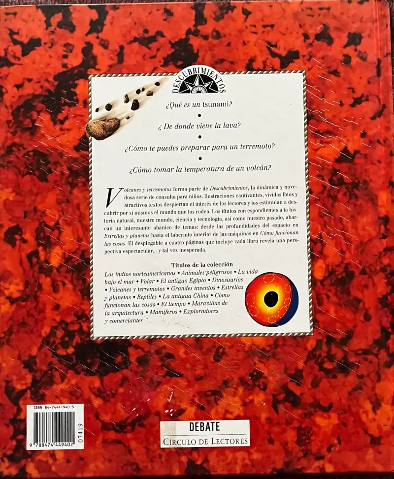 Libro Volcanes y Terremotos Descubrimientos - 5