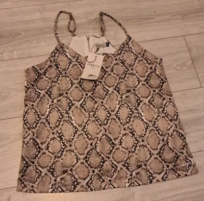Top de tirantes estampado serpiente Fiorucci - miniatura 1