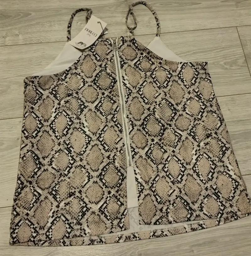 Top de tirantes estampado serpiente Fiorucci - 2