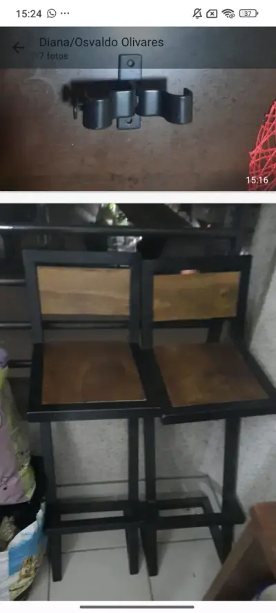 Jego de mancuernas ajustables, 2sillas ,15 bidones - miniatura 1