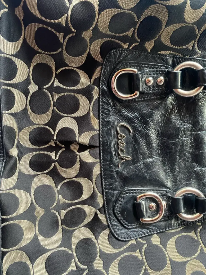 Bolso de mano Coach con diseño monograma - 4