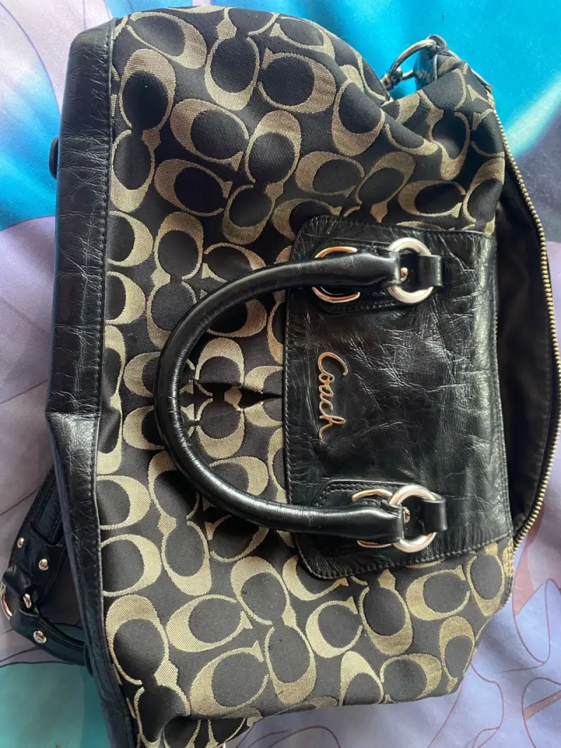 Bolso de mano Coach con diseño monograma - 5