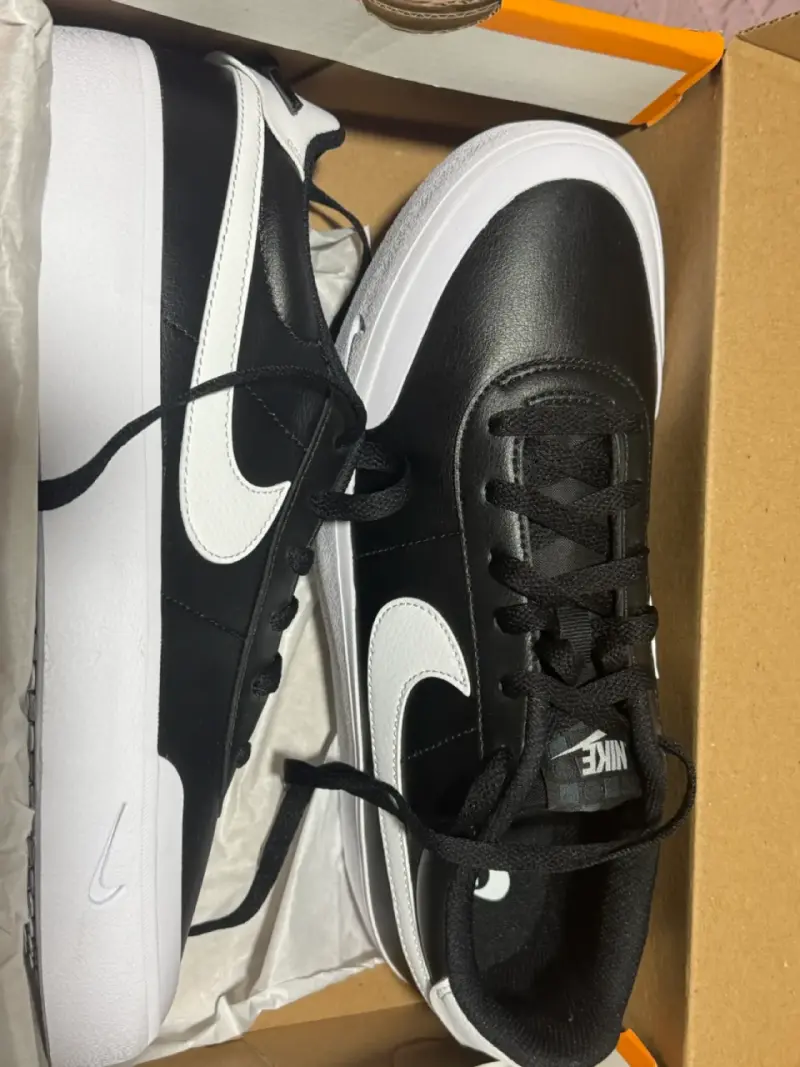 Zapatillas Nike Court Shot negras y blancas - 1