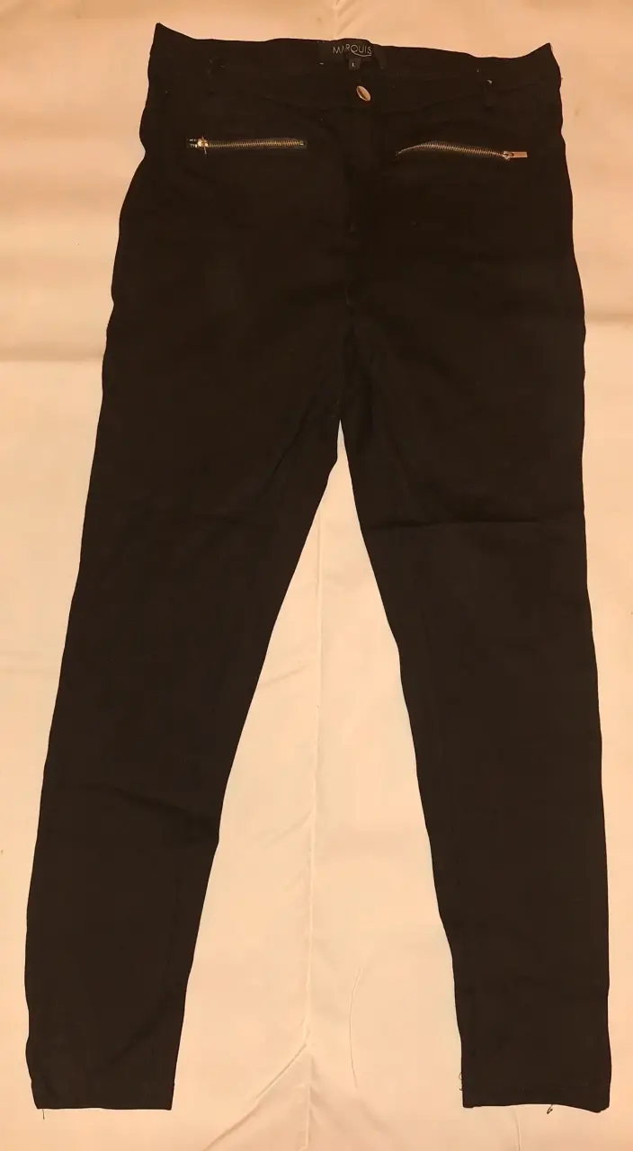 Pantalones negros ajustados Marquis para mujer - 1