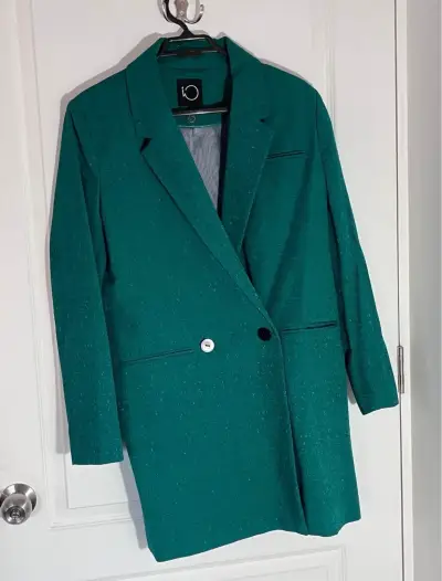 Blazer verde esmeralda para mujer marca IO - miniatura 1
