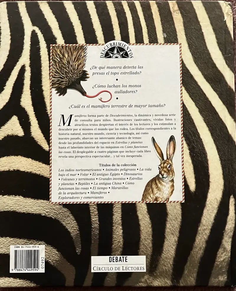 Libro ilustrado 'Mamíferos' de Descubrimientos - 5