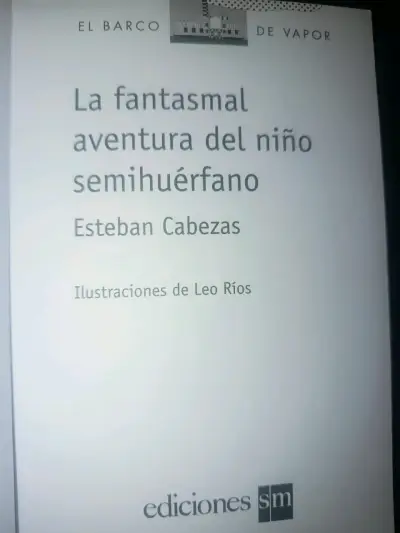 Libro 'La fantasmal aventura del niño semi - miniatura 3