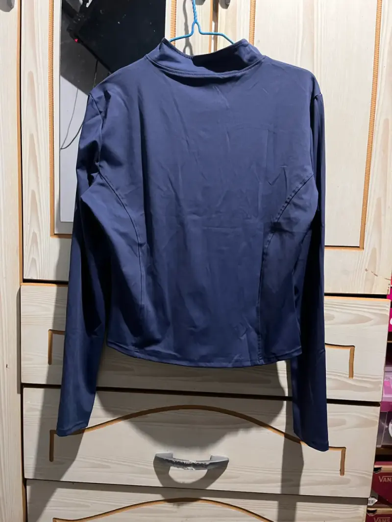 Poleron deportiva azul para mujer - 3