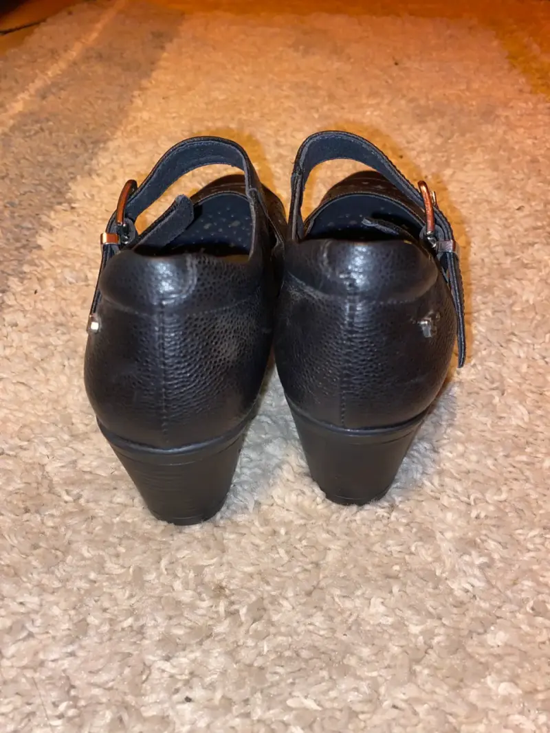 Zapatos de Mujer Negros con Tacón Bajo - 3