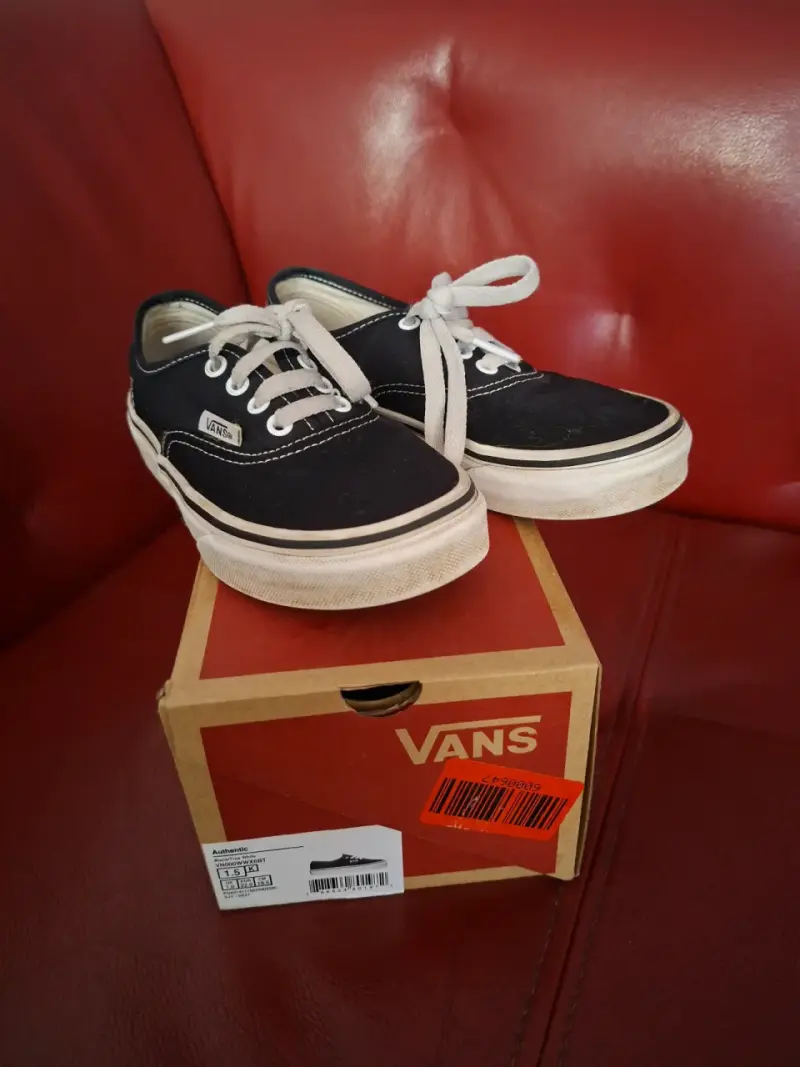 Zapatillas Vans Authentic negras para niños