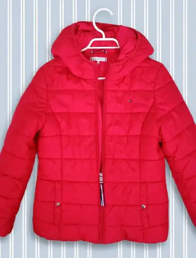 Chaqueta Puffer Roja Tommy Hilfiger - miniatura 2