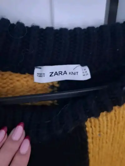 Suéter de lana Zara Knit multicolor - miniatura 1