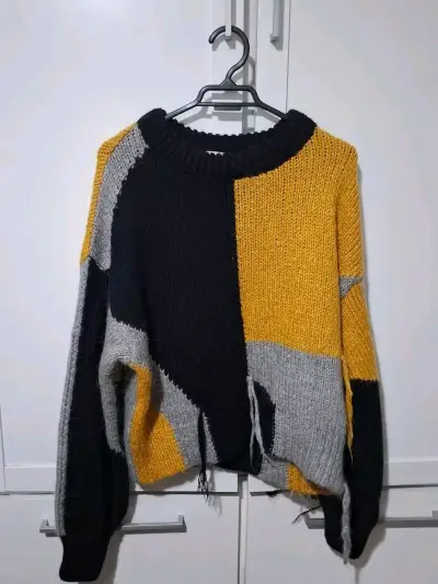 Suéter de lana Zara Knit multicolor - miniatura 2