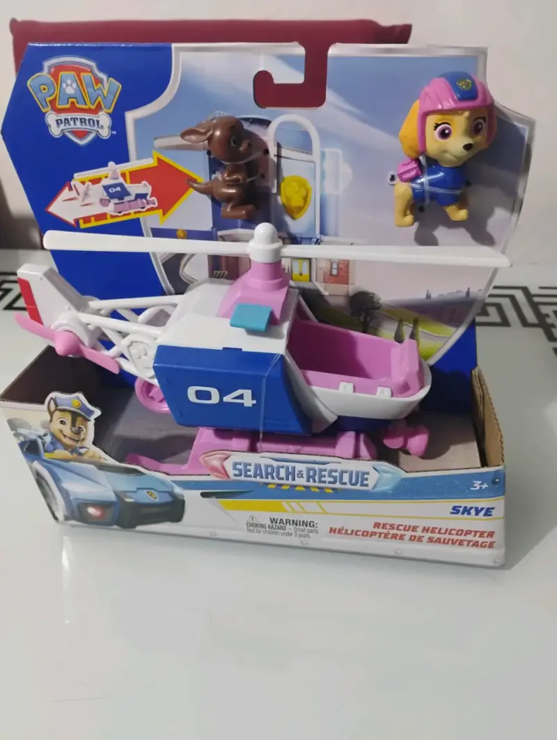 Helicóptero de Rescate Paw Patrol Skye con Figuras - 4