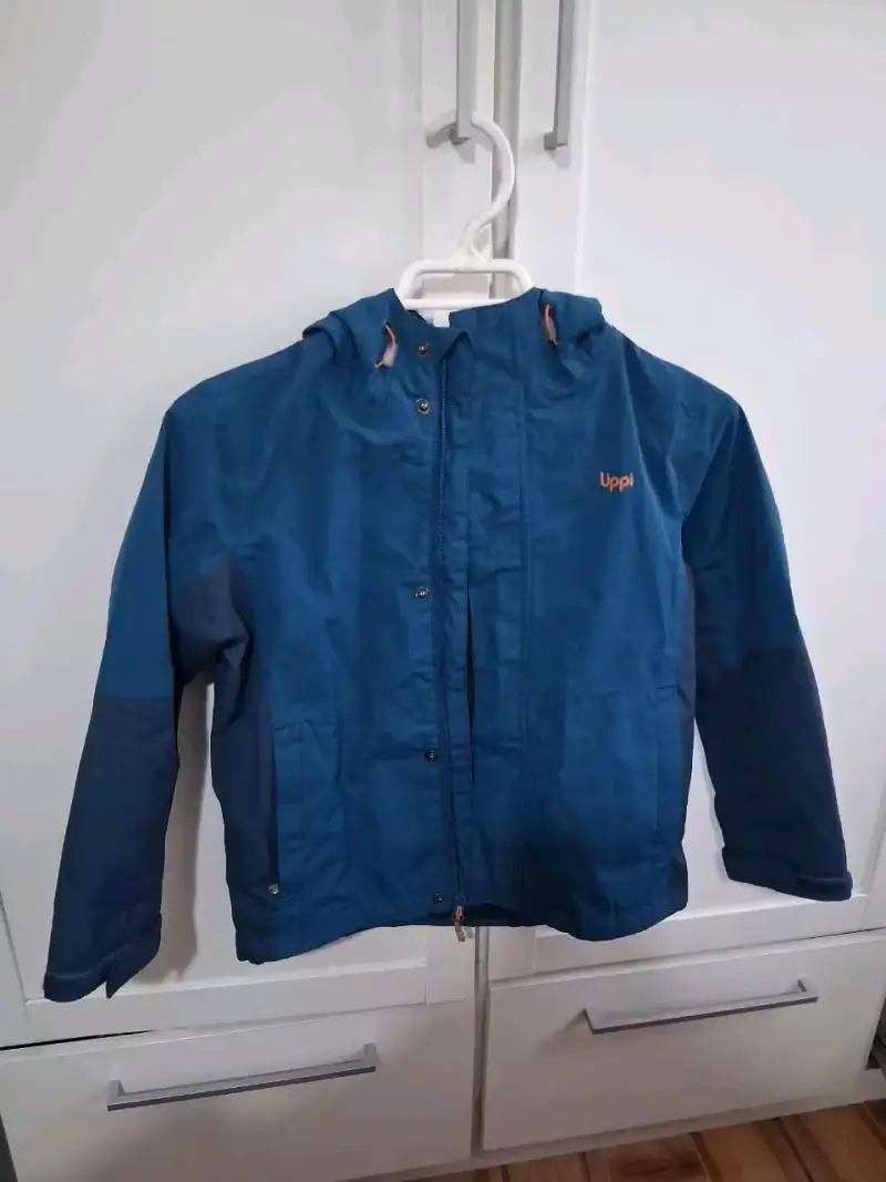 Chaqueta impermeable azul para niños Uppí - 1