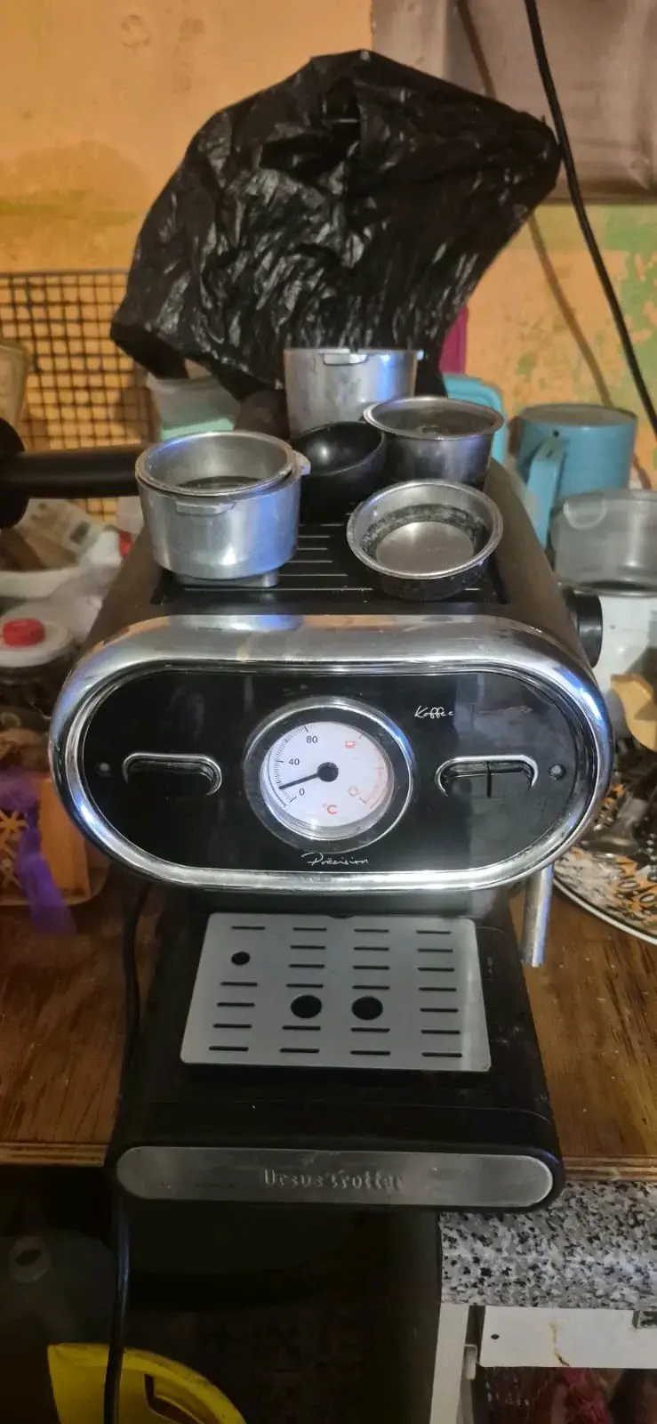 Máquina de café espresso Venus Crema con accesorios - 4