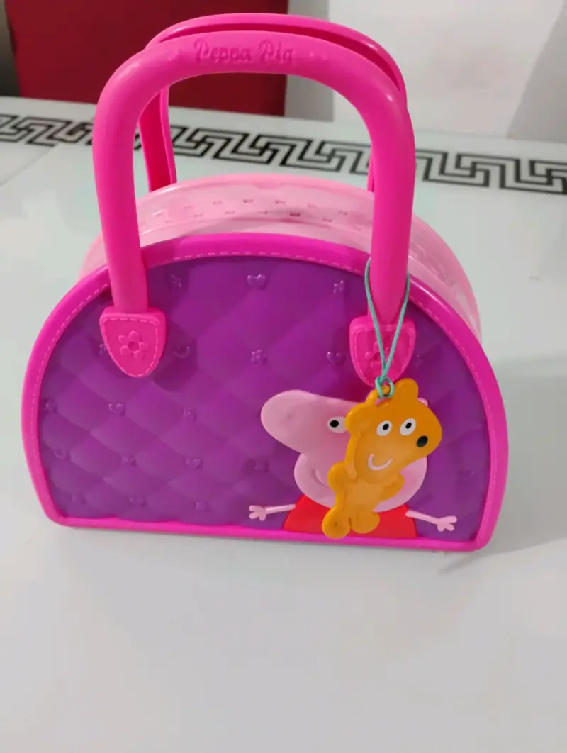 Bolso Infantil Peppa Pig Rosa y Morado - 1