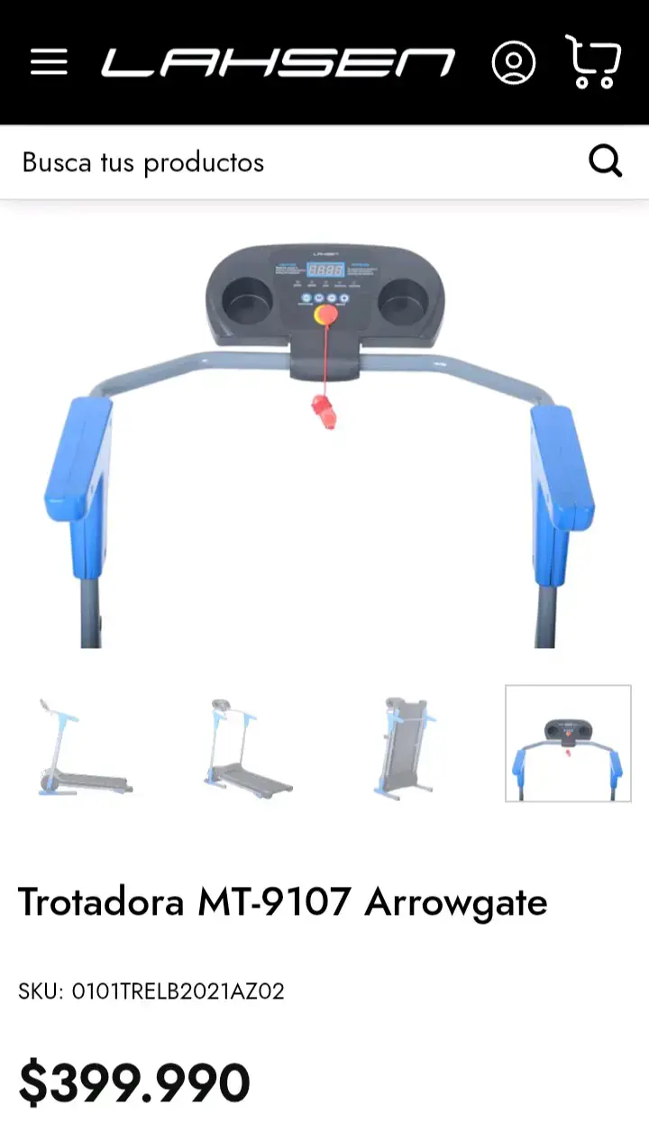 Trotadora Lahsen MT-9107 Arrowgate para ejercicio en casa - 1