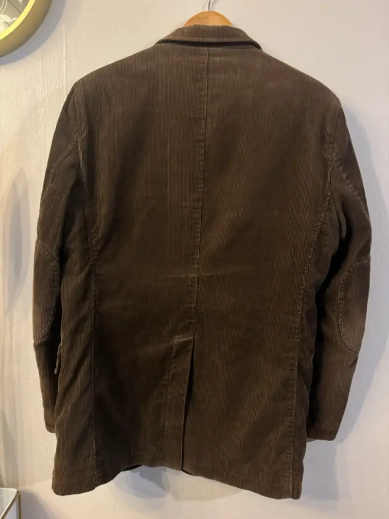Blazer de pana marrón Ferouch con coderas - 3