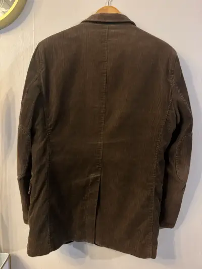 Blazer de pana marrón Ferouch con coderas - miniatura 3