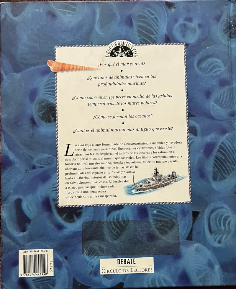 Libro 'La Vida Bajo El Mar' Descubrimientos - 5