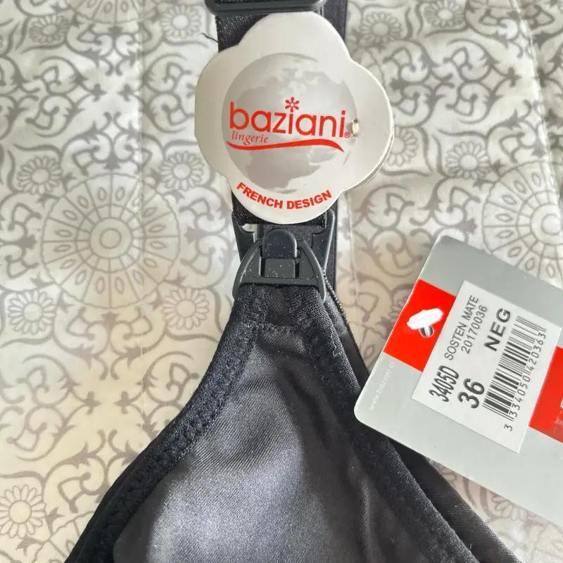 Sostén Negro Baziani Talla 36 - 5