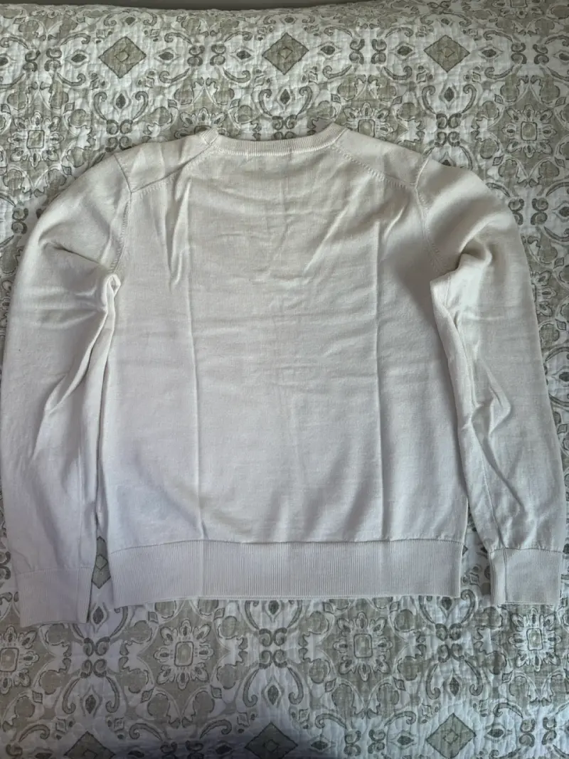 Sweater Uniqlo 100% lana color crudo – Talla S - 3