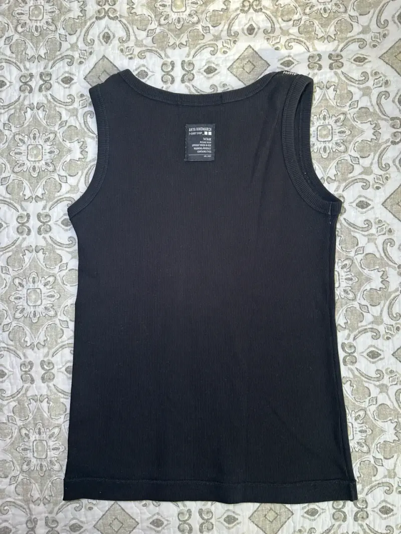 Top Anya Hindmarch x Uniqlo negro talla S - 3