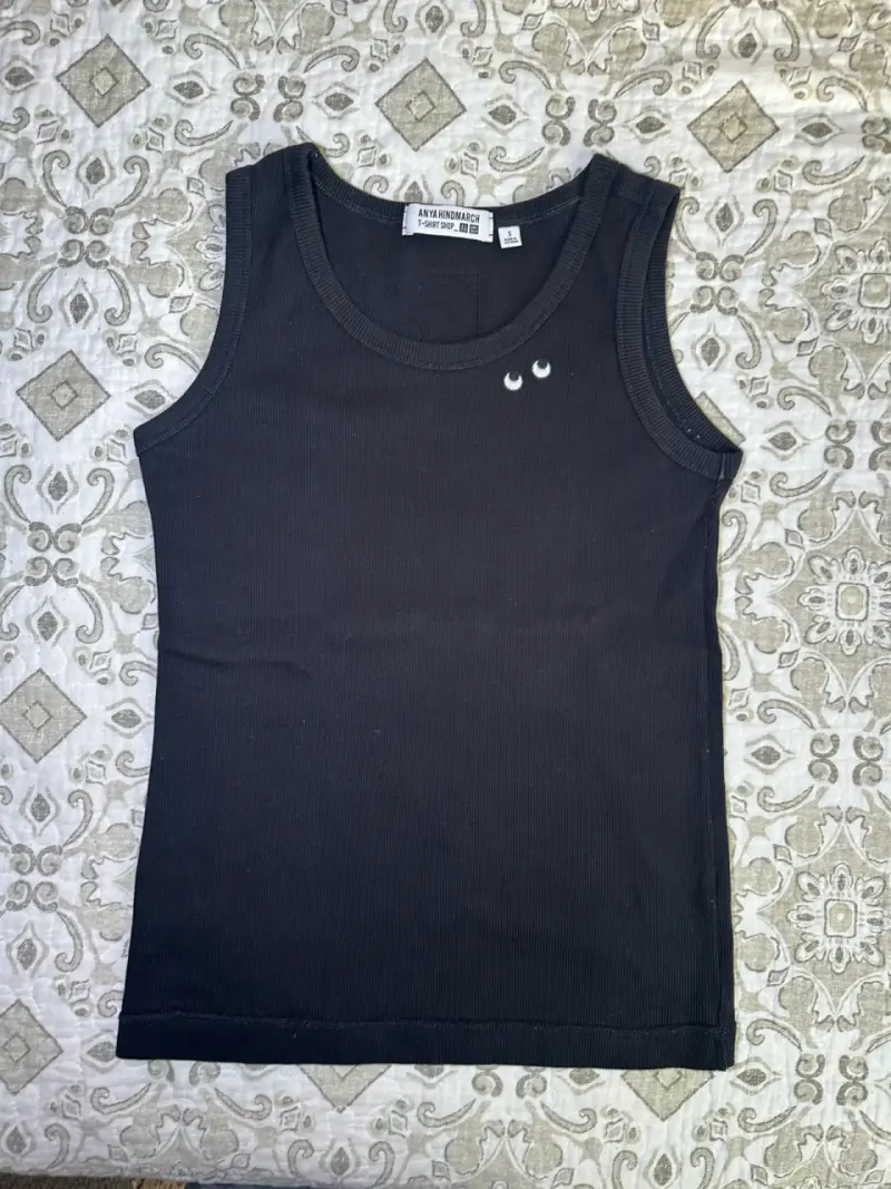 Top Anya Hindmarch x Uniqlo negro talla S - 4